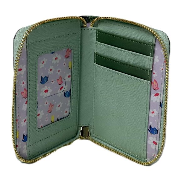 Loungefly Disney Alice in Wonderland Field of Flowers Mini Backpack & Wallet NWT - Picture 10 of 11